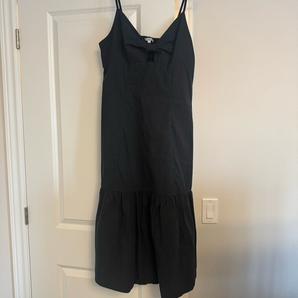 Rails Black Midi Dress with Bow Detail - Picture 11 of 16